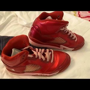Nike retro 5 valentines kids ahoe
